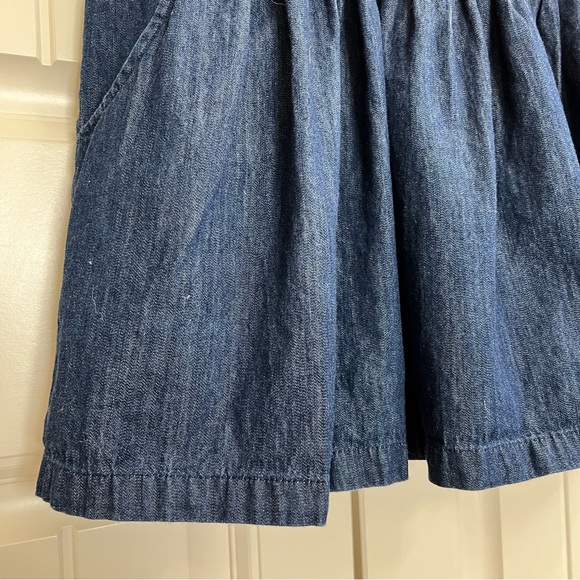 Hanna Andersson Girls Denim Dress, Size 8 (130 CM) - Picture 9 of 9